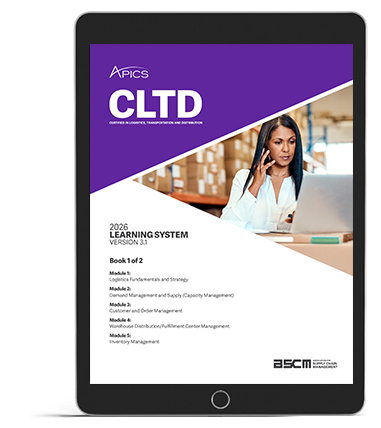 APICS CLTD – Certified in Logistics, Transportation and Distribution