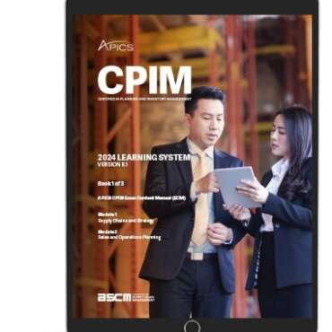 APICS CPIM – Certified in Planning and Inventory Management