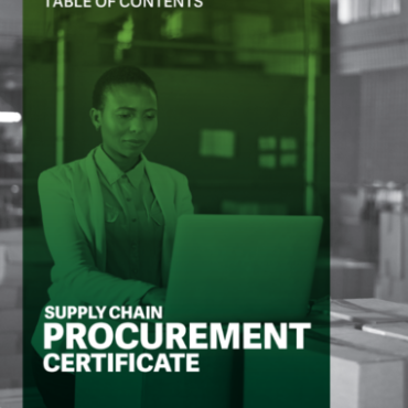 SCPC Supply Chain Procurement Certificate